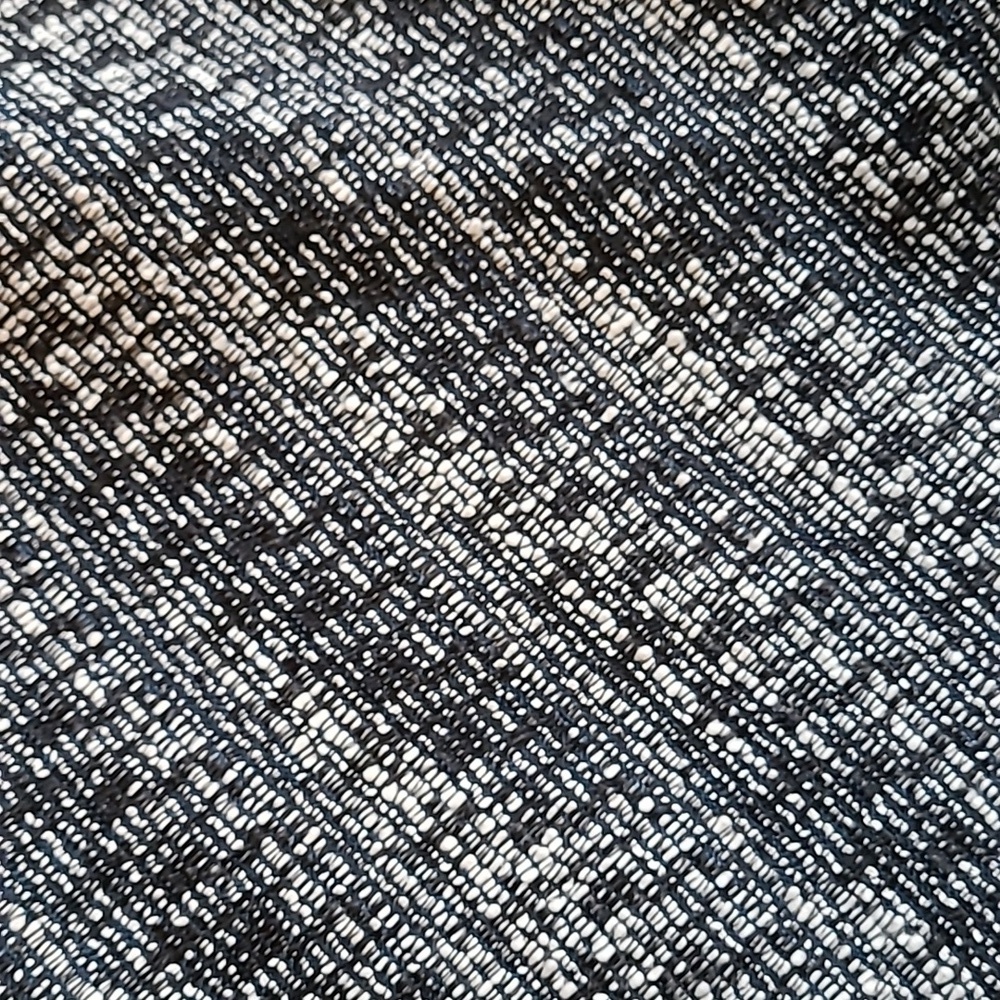 NWT Banana Republic Tweed Black White Asymmetrical Mock Neck Dark Academia - Picture 10 of 12